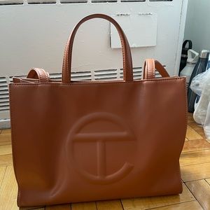 Telfar Medium Tan Shopping Bag